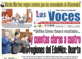 Delfina Gómez llavará resultados…y cuentas claras a cuatro regiones del EdoMéx: Duarte