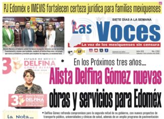 En los Próximos tres años…Alista Delfina Gómez nuevas obras y servicios para Edoméx