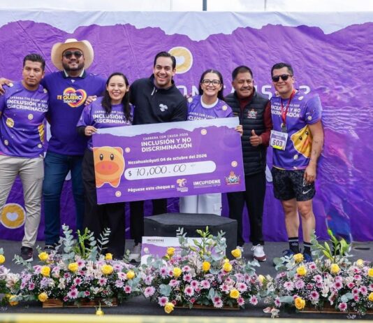 Nezahualcóyotl realiza Carrera con Causa 2026 por la inclusión y la no discriminación