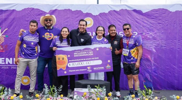 Nezahualcóyotl realiza Carrera con Causa 2026 por la inclusión y la no discriminación