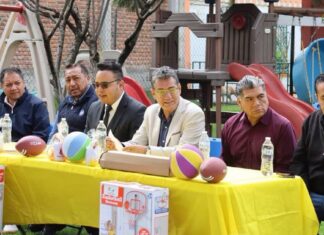 Acompaña Luis Zenteno actividades escolares en el Jardín de Niños “Jerome Bruner”