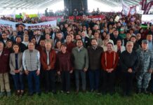 Diputadas y diputados de Morena acompañan a Delfina Gómez en informe regional en Cuautitlán Izcalli