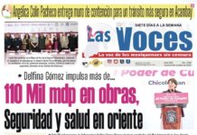 Delfina Gómez impulsa más de 110 Mil mdp en obras Seguridad y salud en oriente