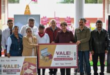 Acompaña Nazario Gutiérrez entrega de infraestructura educativa en Chicoloapan