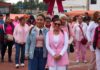 Blanca Osorio encabeza caminata contra el cáncer de mama y jornada de salud en Acolman
