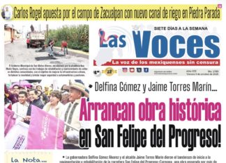 Delfina Gómez y Jaime Torres Marín…Arrancan obra histórica en San Felipe del Progreso!