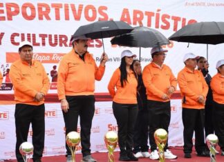 Recibe Carmen Albarrán encuentro regional del SNTE con más de 2 mil participantes