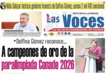 Delfina Gómez reconoce… A campeones de oro de la paralimpiada Conade 2026