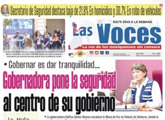 Gobernar es dar tranquilidad…Gobernadora pone la seguridad al centro de su gobierno