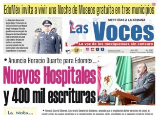 Anuncia Horacio Duarte para Edoméx Nuevos Hospitales y 400 mil escrituras