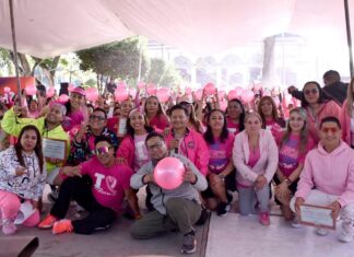 Teotihuacán promueve la prevención del cáncer de mama con jornada de zumba
