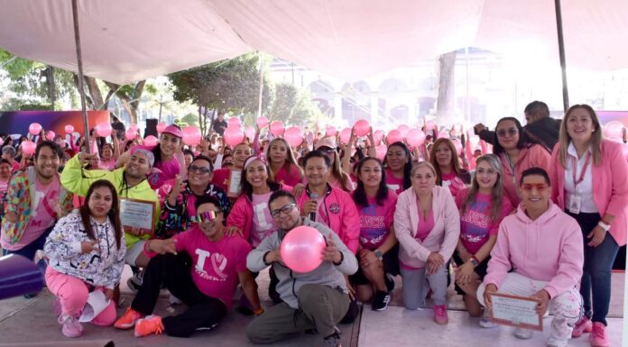 Teotihuacán promueve la prevención del cáncer de mama con jornada de zumba