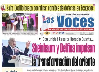 Sheinbaum y Delfina impulsan Con unidad Resalta Horacio Duarte… la transformación del oriente