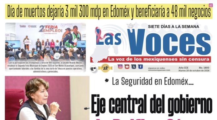 La Seguridad en Edoméx… Eje central del gobierno de Delfina Gómez