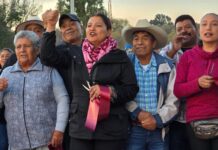 Lupita Díaz entrega pavimentación con concreto hidráulico en San Antonio de los Remedios