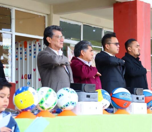 Teoloyucan fortalece infraestructura escolar en Santa Cruz del Monte