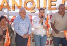 Marlén Nieto encabeza inicio de obra de empedrado en El Platanar