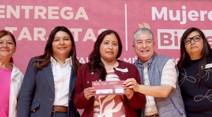 ANA CASTRO ACOMPAÑA ENTREGA DE APOYOS DE BIENESTAR A FAMILIAS DE TULTITLÁN